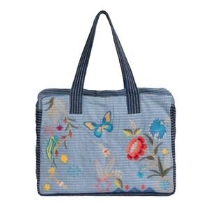 Johnny Was Bags Johnny Was Gloria Patchwork Quilted Denim Bag